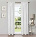 Blackout Window Curtains Wave Geometric Room Darkening Washable Set of 2