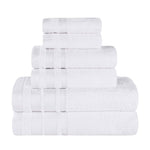Superior Hays Cotton Medium Weight 6 Piece Assorted Bathroom Towel Set