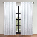 Leaves Room Darkening Back Tabs Blackout Curtain Panels, Set of 2