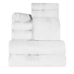 8-Piece Cotton Towel Set Plush Terry Towels Atlas