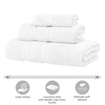 Superior Smart Dry Zero Twist Cotton Medium Weight 3 Piece Towel Set