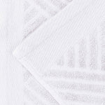6 Piece Egyptian Cotton Basketweave Towel Set