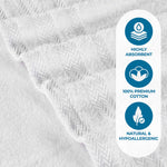 Superior Hays Cotton Medium Weight 6 Piece Assorted Bathroom Towel Set