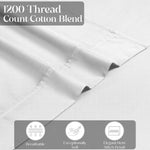 1200 Thread Count Cotton Rich Bed Sheet Set
