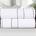 Superior Niles Egyptian Giza Cotton Dobby Plush Bath Sheet Set of 2