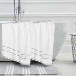 Superior Niles Egyptian Giza Cotton Dobby Plush Bath Sheet Set of 2