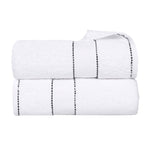 Superior Niles Egyptian Giza Cotton Dobby Plush Bath Sheet Set of 2