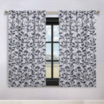 Leaves Room Darkening Back Tabs Blackout Curtain Panels, Set of 2