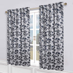 Leaves Room Darkening Back Tabs Blackout Curtain Panels, Set of 2