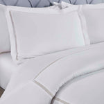 100% Cotton Cross-Stitch Embroidered Duvet Cover Set