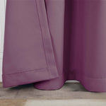 Blackout Window Curtains Solid Room Darkening Back Tab Set of 2