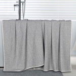 Superior Amelia Cotton Blend Diagonal Ribbed Bath Sheets, Set of 2