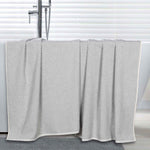 Superior Amelia Cotton Blend Diagonal Ribbed Bath Sheets, Set of 2