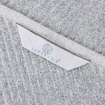 Cotton Blend Diagonal Rib Bath Towel Set of 2