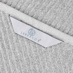 Cotton Blend Diagonal Rib Bath Towel Set of 2