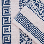 Superior Athens Cotton Greek Key Trim 6 Piece Towel Set