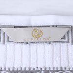 Superior Athens Cotton Greek Key Trim 6 Piece Towel Set