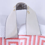 Superior Athens Cotton Greek Key Trim 6 Piece Towel Set