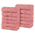 Superior Atlas Combed Cotton Highly Absorbent 0Face Towels Set of 12