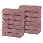 Superior Atlas Combed Cotton Highly Absorbent 0Face Towels Set of 12