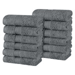 Superior Atlas Combed Cotton Highly Absorbent 0Face Towels Set of 12