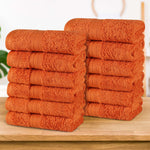 Superior Atlas Combed Cotton Highly Absorbent 0Face Towels Set of 12