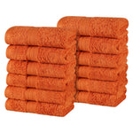 Superior Atlas Combed Cotton Highly Absorbent 0Face Towels Set of 12
