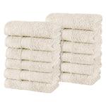 Superior Atlas Combed Cotton Highly Absorbent 0Face Towels Set of 12