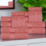 Superior Atlas Cotton Plush Absorbent Heavyweight 12 Piece Towel Set