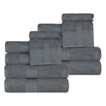 Superior Atlas Cotton Plush Absorbent Heavyweight 12 Piece Towel Set