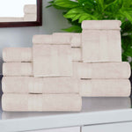 Superior Atlas Cotton Plush Absorbent Heavyweight 12 Piece Towel Set