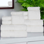 Superior Atlas Cotton Plush Absorbent Heavyweight 12 Piece Towel Set