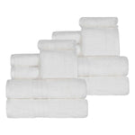 Superior Atlas Cotton Plush Absorbent Heavyweight 12 Piece Towel Set