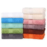 Superior Atlas Combed Cotton Highly Absorbent 0Face Towels Set of 12