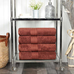 Cotton Plush Heavyweight Bath Towel Set of 4