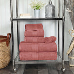 6-Piece Cotton Plush Towel Set - Atlas