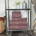 6-Piece Cotton Plush Towel Set - Atlas