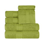 6-Piece Cotton Plush Towel Set - Atlas