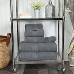 6-Piece Cotton Plush Towel Set - Atlas