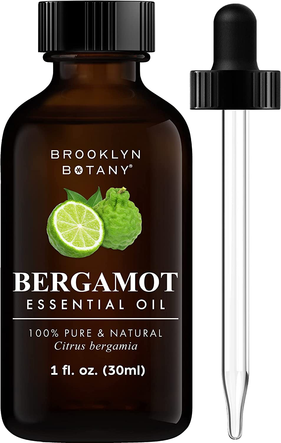 Bergamot Essential Oil – 100% Pure and Natural – Premium Grade Oil with Dropper - for Aromatherapy and Diffuser - 1 Fl Oz