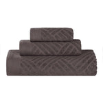 3-Piece Egyptian Cotton Basketweave Towel Set