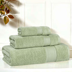 Superior Belmont Zero Twist Cotton Medium Weight 3 Piece Towel Set
