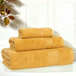 Superior Belmont Zero Twist Cotton Medium Weight 3 Piece Towel Set