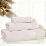 Superior Belmont Zero Twist Cotton Medium Weight 3 Piece Towel Set