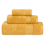 Superior Belmont Zero Twist Cotton Medium Weight 3 Piece Towel Set