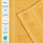 Superior Belmont Zero Twist Cotton Medium Weight 12 Piece Towel Set