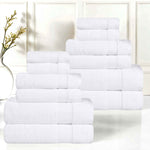 Superior Belmont Zero Twist Cotton Medium Weight 12 Piece Towel Set