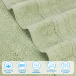 Superior Belmont Zero Twist Cotton Medium Weight 12 Piece Towel Set