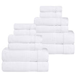 Superior Belmont Zero Twist Cotton Medium Weight 12 Piece Towel Set