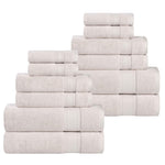 Superior Belmont Zero Twist Cotton Medium Weight 12 Piece Towel Set